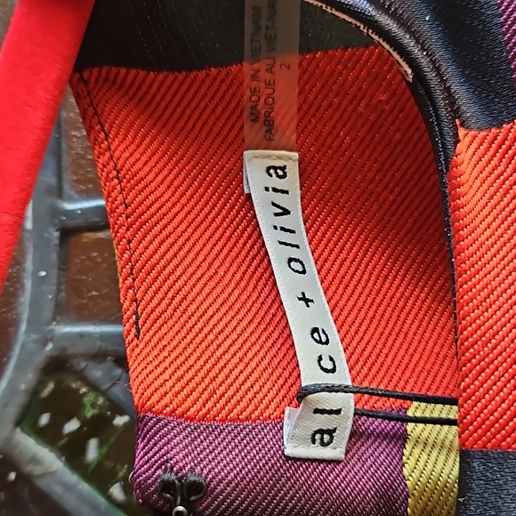 NWT Alice + Olivia Clyde Colorblock Shift Dress - Picture 7 of 11